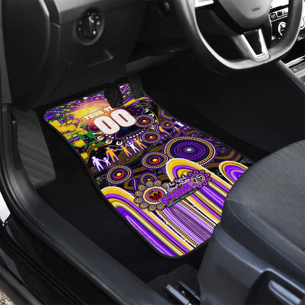 NAIDOC Week 2025 Storm Rugby Car Mats Aboriginal Dot Painting