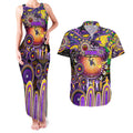 Personalised NAIDOC Week 2025 Storm Rugby Couples Matching Tank Maxi Dress and Hawaiian Shirt Aboriginal Dot Painting
