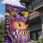 NAIDOC Week 2025 Storm Rugby Garden Flag Aboriginal Dot Painting