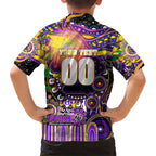 Personalised NAIDOC Week 2025 Storm Rugby Hawaiian Shirt Aboriginal Dot Painting