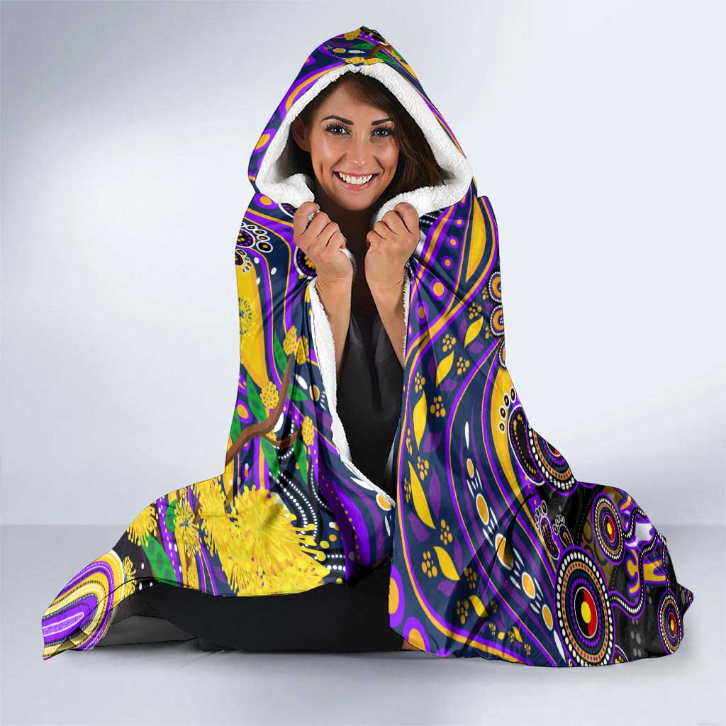 NAIDOC Week 2025 Storm Rugby Hooded Blanket Aboriginal Dot Painting