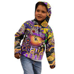 Personalised NAIDOC Week 2025 Storm Rugby Kid Hoodie Aboriginal Dot Painting