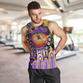 Personalised NAIDOC Week 2025 Storm Rugby Men Tank Top Aboriginal Dot Painting