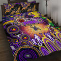 NAIDOC Week 2025 Storm Rugby Quilt Bed Set Aboriginal Dot Painting