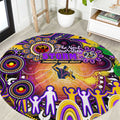 NAIDOC Week 2025 Storm Rugby Round Carpet Aboriginal Dot Painting