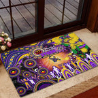 NAIDOC Week 2025 Storm Rugby Rubber Doormat Aboriginal Dot Painting