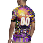 Personalised NAIDOC Week 2025 Storm Rugby Rugby Jersey Aboriginal Dot Painting