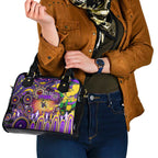 NAIDOC Week 2025 Storm Rugby Shoulder Handbag Aboriginal Dot Painting