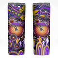 NAIDOC Week 2025 Storm Rugby Skinny Tumbler Aboriginal Dot Painting
