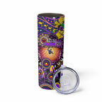 NAIDOC Week 2025 Storm Rugby Skinny Tumbler Aboriginal Dot Painting