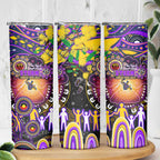 NAIDOC Week 2025 Storm Rugby Skinny Tumbler Aboriginal Dot Painting