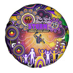 NAIDOC Week 2025 Storm Rugby Spare Tire Cover Aboriginal Dot Painting