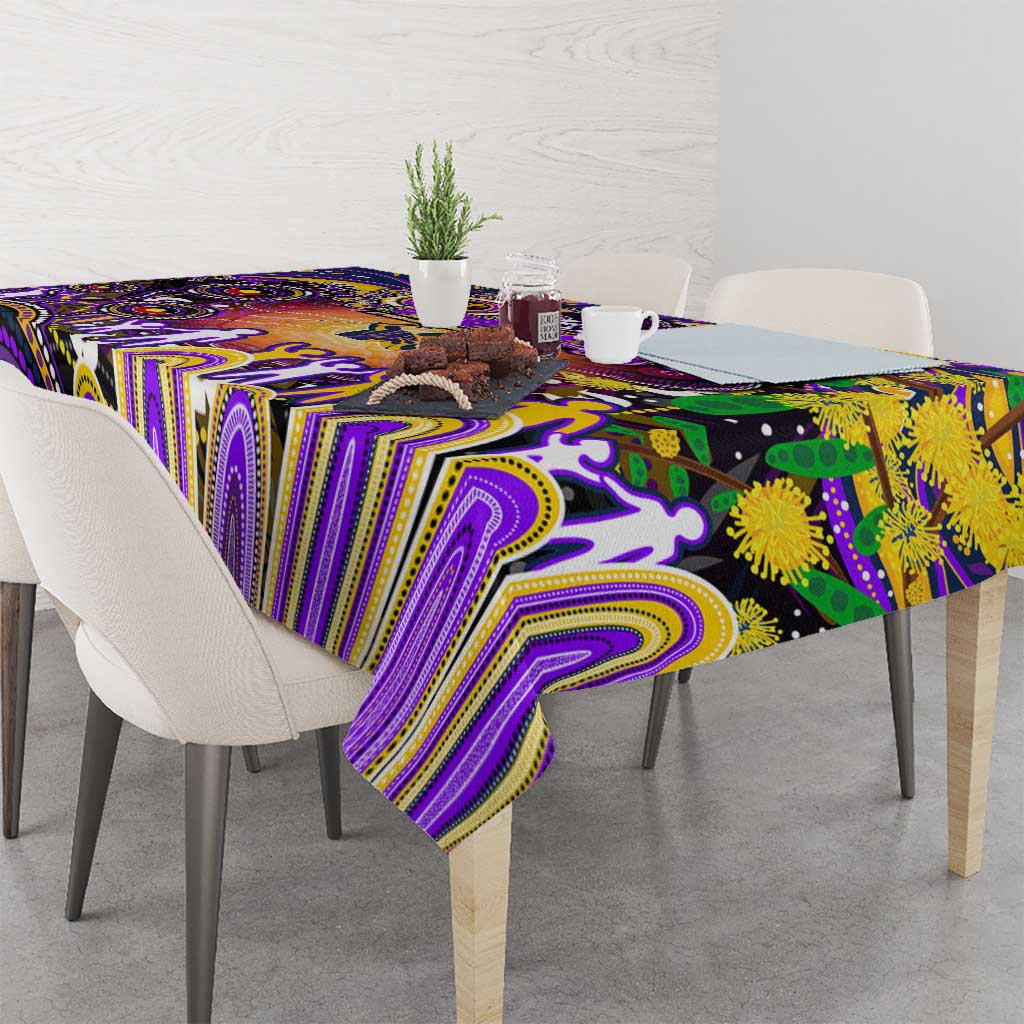 NAIDOC Week 2025 Storm Rugby Tablecloth Aboriginal Dot Painting
