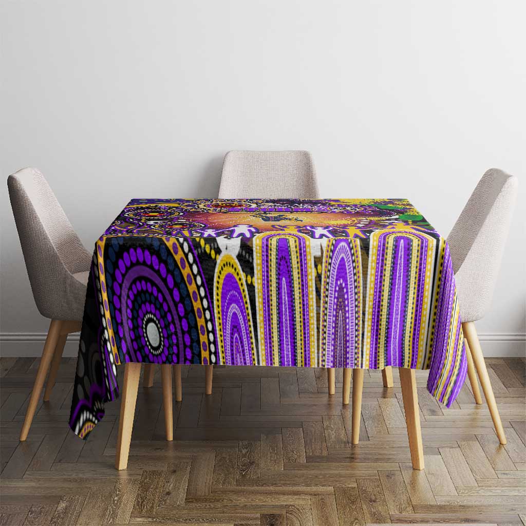 NAIDOC Week 2025 Storm Rugby Tablecloth Aboriginal Dot Painting