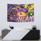 NAIDOC Week 2025 Storm Rugby Tapestry Aboriginal Dot Painting