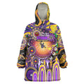 Personalised NAIDOC Week 2025 Storm Rugby Wearable Blanket Hoodie Aboriginal Dot Painting