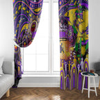 NAIDOC Week 2025 Storm Rugby Window Curtain Aboriginal Dot Painting