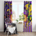 NAIDOC Week 2025 Storm Rugby Window Curtain Aboriginal Dot Painting