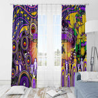 NAIDOC Week 2025 Storm Rugby Window Curtain Aboriginal Dot Painting