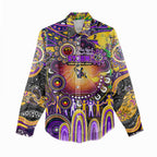 Personalised NAIDOC Week 2025 Storm Rugby Women Casual Shirt Aboriginal Dot Painting