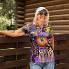 Personalised NAIDOC Week 2025 Storm Rugby Women Polo Shirt Aboriginal Dot Painting