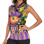Personalised NAIDOC Week 2025 Storm Rugby Women Sleeveless Polo Shirt Aboriginal Dot Painting