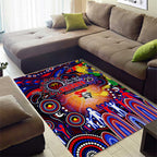 NAIDOC Week 2025 Knights Rugby Area Rug Aboriginal Dot Painting