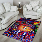NAIDOC Week 2025 Knights Rugby Area Rug Aboriginal Dot Painting