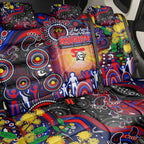 NAIDOC Week 2025 Knights Rugby Back Car Seat Cover Aboriginal Dot Painting