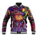 Personalised NAIDOC Week 2025 Knights Rugby Baseball Jacket Aboriginal Dot Painting