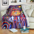 NAIDOC Week 2025 Knights Rugby Blanket Aboriginal Dot Painting