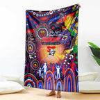 NAIDOC Week 2025 Knights Rugby Blanket Aboriginal Dot Painting
