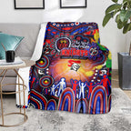 NAIDOC Week 2025 Knights Rugby Blanket Aboriginal Dot Painting