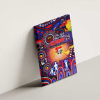 NAIDOC Week 2025 Knights Rugby Canvas Wall Art Aboriginal Dot Painting