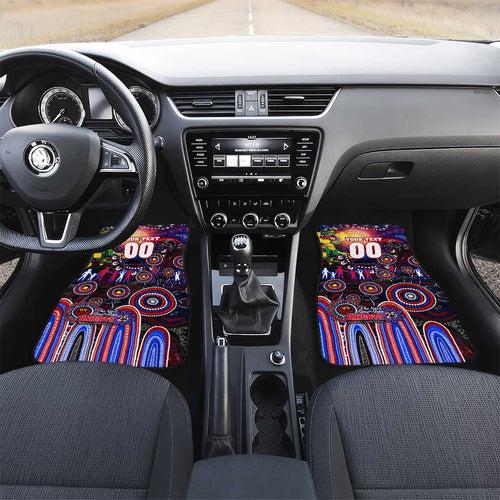 NAIDOC Week 2025 Knights Rugby Car Mats Aboriginal Dot Painting