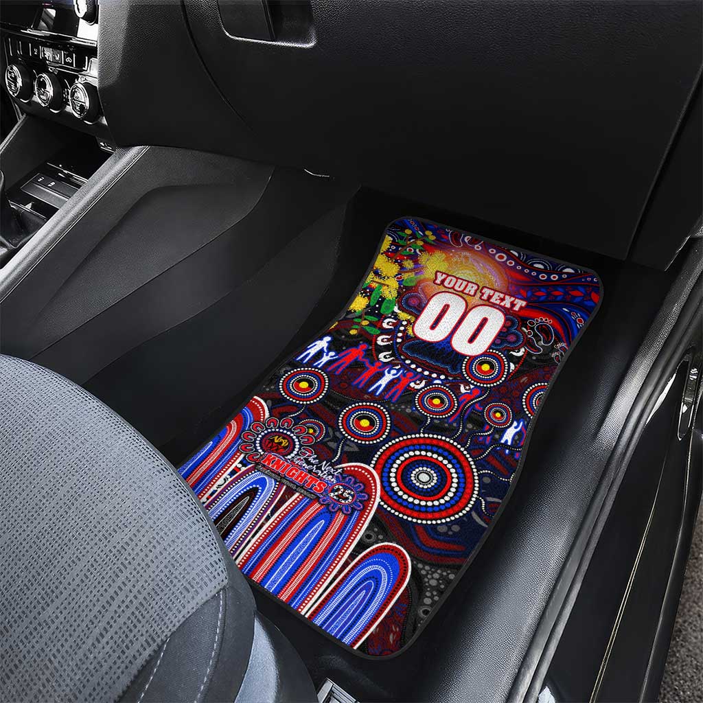NAIDOC Week 2025 Knights Rugby Car Mats Aboriginal Dot Painting