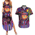 Personalised NAIDOC Week 2025 Knights Rugby Couples Matching Summer Maxi Dress and Hawaiian Shirt Aboriginal Dot Painting