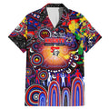 Personalised NAIDOC Week 2025 Knights Rugby Family Matching Mermaid Dress and Hawaiian Shirt Aboriginal Dot Painting