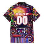Personalised NAIDOC Week 2025 Knights Rugby Family Matching Mermaid Dress and Hawaiian Shirt Aboriginal Dot Painting