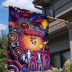 NAIDOC Week 2025 Knights Rugby Garden Flag Aboriginal Dot Painting