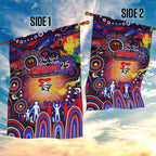 NAIDOC Week 2025 Knights Rugby Garden Flag Aboriginal Dot Painting