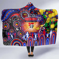 NAIDOC Week 2025 Knights Rugby Hooded Blanket Aboriginal Dot Painting