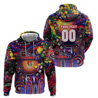 Personalised NAIDOC Week 2025 Knights Rugby Hoodie Aboriginal Dot Painting