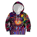 Personalised NAIDOC Week 2025 Knights Rugby Kid Hoodie Aboriginal Dot Painting