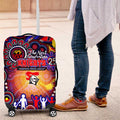 NAIDOC Week 2025 Knights Rugby Luggage Cover Aboriginal Dot Painting