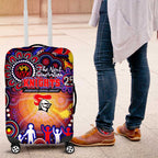 NAIDOC Week 2025 Knights Rugby Luggage Cover Aboriginal Dot Painting
