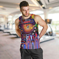 Personalised NAIDOC Week 2025 Knights Rugby Men Tank Top Aboriginal Dot Painting
