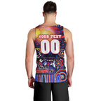 Personalised NAIDOC Week 2025 Knights Rugby Men Tank Top Aboriginal Dot Painting