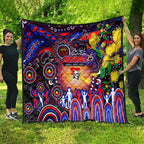 NAIDOC Week 2025 Knights Rugby Quilt Aboriginal Dot Painting