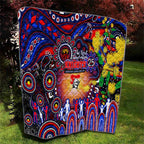 NAIDOC Week 2025 Knights Rugby Quilt Aboriginal Dot Painting